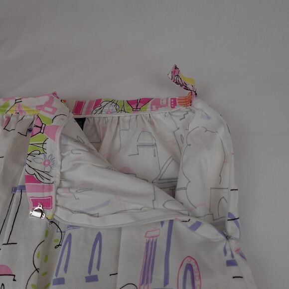 G Essentials Skirt Womens Size 10 City/Fashion Print Preppy Coquette Feminine - Picture 5 of 12